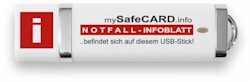 USB Drive mit Fahrtenbuch und SafeCard