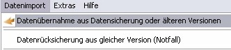 Datenrücksicherung