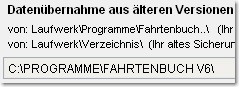 Daten�bernahme