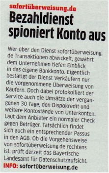 Zahlung sicher?
