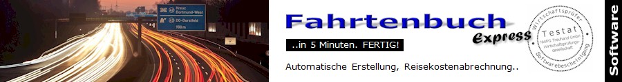 Fahrtenbuch in 5 Minuten. FERTIG! 