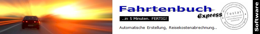 Fahrtenbuch in 5 Minuten. FERTIG! 